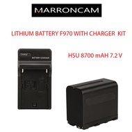 HSU LED VIDEO LIGHT  NP-F960 / F970  Info-Lithium Rechargeable Battery KIT