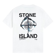 Stone Island Double Shadow Compass Print T-Shirt
