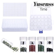YUSENSS 6/24/60PCS Diamond Painting Drill Bottles Plastic Empty Bottle Lables Diamond Painting Acces