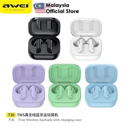 Awei T36 True Sport Wireless Earbuds Sport Earbuds Earphone Headphone HiFi Awei Bluetooth Earbuds