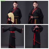 SENKNI Chinese Men Ancient Dress, Stage Costumes Outfit Ancient Chinese Men Hanfu, Chinese Style Fol