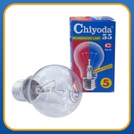 CHIYODA Incandescent Lamp (Bulb) PS-55 Clear 5 Watt