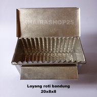 Pan bandung toast mold/ with lid 20x8x8 cm