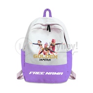 KPOP DEMON HUNTERS GOLDEN HUNTRIX KIDS BACKPACK FREE NAME WATERPROOF