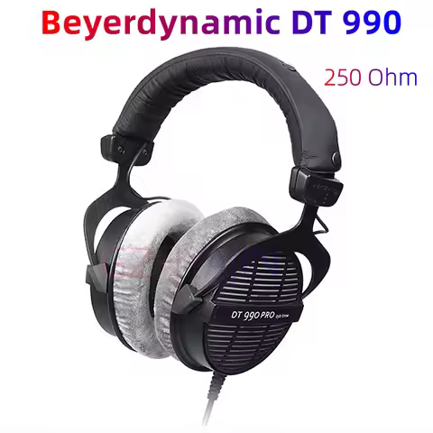 Beyerdynamic DT 990 Pro 250 Ohm Hi-Fi Headphones, Professional Studio Headsets, Open Back Headband H