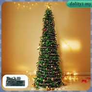 [DolitybdMY] Artificial Christmas Tree Office Home Folding Artificial Pencil Christmas Tree Decorati
