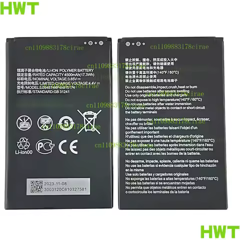 2PCS 4500mAh Li3945T44P4h815174 Battery For ZTE MU5001 5G TelstraPortabl Wifi Router