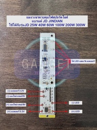 แผงวงจรสปอร์ตไลท์ JD JINDIAN สามารถใช้ได้กับรุ่น 25W 40W 60W 100W 200W 300W แผงวงจรแสดงไฟสถานะแบตตอรี่ในตัว อะไหล่สปอร์ตไลท์ [ พร้อมส่งจากไทย ] แผงวงจรควบคุมไฟโซล่าเซลล์ JD ของแท้ ตรงรุ่น