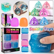 NeeDoh Nice Ice Baby Squishy Toys Comfort Grip Ice Cube Squeeze Toys Nice Surprise Gift