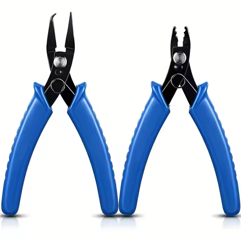 Split Ring Pliers Crimping Pliers Jewelry Jump Ring Jewelry Pliers For Opening Split Ring, Wire Flus