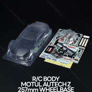 TAMIYA 51731 1/10 R/C Motul Autech Z Body Parts Set (257mm) บอดี้รถบังคับทามิย่าแท้