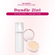 Sea Makeup Bundle 2 In 1 Two Way Cake + Setting Spray