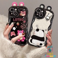 SS893 CASE CASING CHARACTER MOTIF PANDA & LOTSO 3D SAMSUNG J2 Prime GRANDPRIME A02S A03S A03 CORE A0
