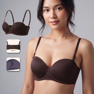 Seamless Bra Thick Foam No Wire Anti-Pry RemovableTALI Push Up Bra Wanita Comfortable RemovableTALI 