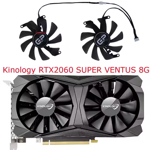 2Pcs/Set,T129215SU,FY09015M12LPA,VGA Cooler Fans,For Kinology RTX 3060 Ti 8GB Gaming,For Kinology RT
