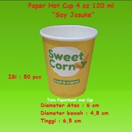 PAPER CUP 4 OZ ( 120 ML ) JASUKE ISI 2000 PCS