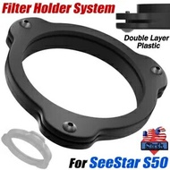 SeeStar S50 スマート望遠鏡フィルターホルダーシステム SEESTAR S 50 アダプター & ネジ用 For SeeStar S50 Smart Telescope Filter Hol