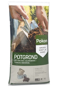 Pokon Potting Soil Mix 70 L with 60 Days Fertiliser and Trace Elements and Organic Matter 20%