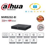 DAHUA 32CH / 32 CHANNEL NVR5232-EI 1U 2HDDS WIZSENSE NETWORK VIDEO RECORDER