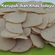Kerupuk Ikan Khas Sidayu Mentah - 500gr / Krupuk Olahan Ikan