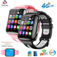 H1/W5 4G Smart Watch SIM Card GPS Wifi Location Kids Phone Android 9.0 Clock App Install Bluetooth Waterproof IP67 Video Call