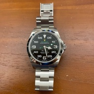 ROLEX 勞力士蠔式 Air-King 空中霸王 126900 綠色秒針 空霸 不鏽鋼 黃色ROLEX皇冠品牌.大三針