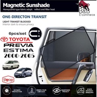 Magnetic Sunshade Toyota Estima 2000-2005 (6pcs)