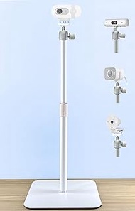 White Webcam Stand with Magnetic Mount Holder for Logitech Brio-100, Brio 300,Brio 500,StreamCam,MX-