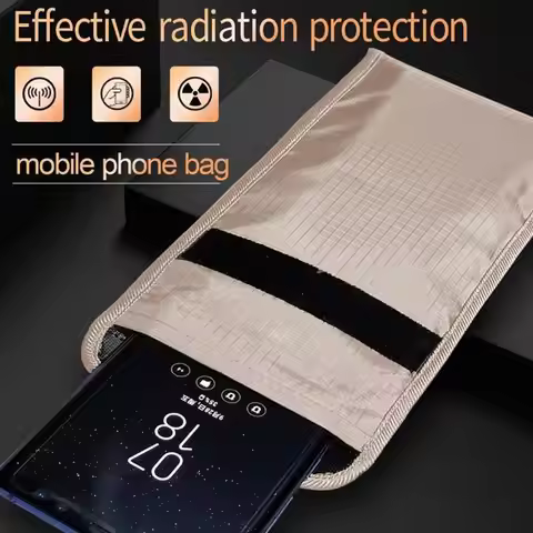 Signal Blocking Faraday Bag for Cell Phone Anti-Theft Key Fob Shield EMF GPS Location Info Security 