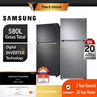 Samsung 580L Digital Inverter Twin Door Fridge | RT18M6211SG/ME RT18M6211S9/ME (Refrigerator Peti Ais Peti Sejuk 电冰箱) RT18M