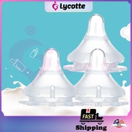 LYCOTTEᵐʸ 5cm Anti Colic Puting susu Wide Neck Bottle Teat Baby Pacifier Newborn Baby bottle replace