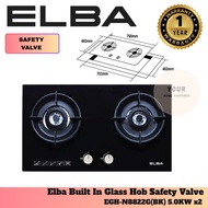 Elba Built-in Glass Hob 5.0KW EGH-N8822G(BK)With Safety Valve