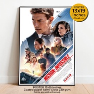 Mission Impossible 7 Poster โปสเตอร์ Mission Impossible – Dead Reckoning Part 1 Tom Cruise