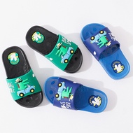selipar perempuan selipar wanita Boys Dinosaur Cartoon Summer Slip-ons