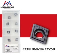 เม็ดมีด Inserts C06 เม็ดหน้าเดียว มุม 04 CCMT060204 CY250