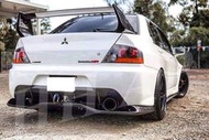 ☆HH西岸國際☆Mitsubishi 三菱 正 EVO9 專用後下導流 台製LANCER EVO9可裝 另有碳纖維