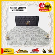 [FULL SET] [FREE INSTALLATION] [MALIHOME] 7.5” SINGLE/SUPER SINGLE/QUEEN/KING MATTRESS + BEDFRAME / 