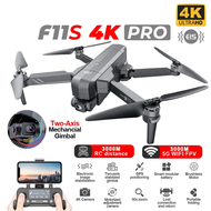 Ct【การจัดส่งที่รวดเร็ว】【ต้นฉบับที่มีจำหน่าย】SJRC F11s 4K Pro Drones พร้อมกล้อง3KM Wife Control GPS 5G FPV HD 2-Axis Anti Stabilized Gimbal EIS Professional Brushless Quadcopters RC Drones