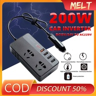 [From local&COD] car inverter car inverter 12v to 220v power inverter 12v 220v inverter 12v to 220v 