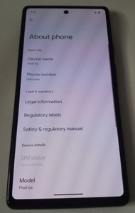 Google Pixel 6a Pixel6a
