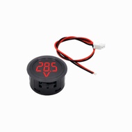 EELIC VMD-DC4VS100V -BLT Voltmeter DC 4-100V Digital Bentuk Bulat Dengan 3 pilihan warna led digita