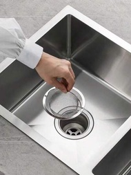 1入廚房水槽過濾器,不銹鋼水槽排水過濾器食品過濾器,適用於大多數水槽尺寸