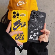 Trendy brand Lakers simple iphone case 15 15pro 15promax 14 14pro 14promax 13 13 pro 13promax soft shell phone case 12 apple classic cool 12 promax ultra-thin iphone 11 sports new iphone 12pro mens lady  all-inclusive IG IN