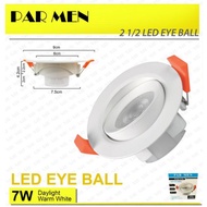 7W LED Recessed Eyeball Spotlight Round LED Downlight Spotlight Spot light Ceiling Light