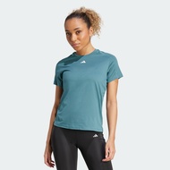 adidas Training AEROREADY Train Essentials Minimal Branding Crewneck Tee Women Green JY4571