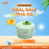 Rổ quay rau ly tâm Unie US5200 Làm khô thực phẩm nhanh chóng không bị dập nát, dung tích lớn 5,2L , 