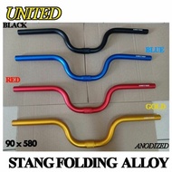 United Alloy Folding Bicycle Handlebar Handlebar 90 x 580 mm New Original