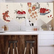 Chinese Style Short Door Curtain Kitchen Partition Noren Izakaya Cuisine Izakaya Sashimi Hanging Pen
