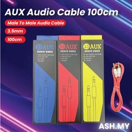 3.5mm to 3.5mm male to male audio cable cord/color audio cable