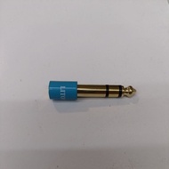 3.5MM MINI STEREO CONNECTOR JACK ADAPTOR TO AKAI STEREO TRS GOLD PLATE TAIWAN QUALITY